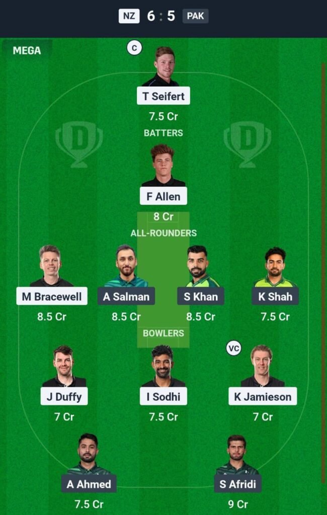 NZ VS PAK 2nd t20i Dream11 Prediction Hindi