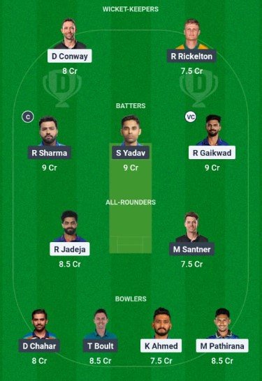 CSK VS MI Dream 11 Team Prediction Hindi